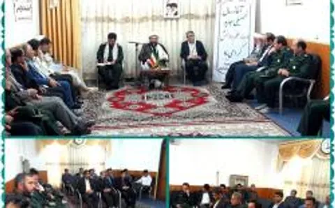 دیدار با امام جمعه محترم شهرستان گرمی بمناسبت هفته دفاع مقدس