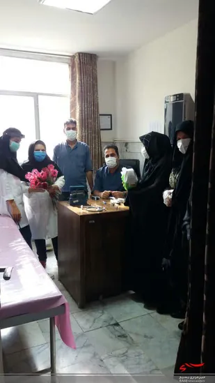 تجلیل از کادر درمان مرکز بهداشتی درمانی شهر بهارستان