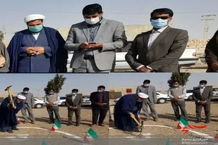 کلنگ مدرسه ابتدایی روستای ملا عبدالله بر زمین زده شد