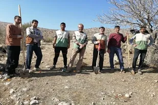 بذرکاری محدوده جنگل&zwnj;های سوخته در ارسنجان
