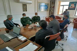 برگزاری میز خدمت جهادی در زاهدان