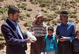 ارائه خدمات دامپزشکی به عشایر بروجن