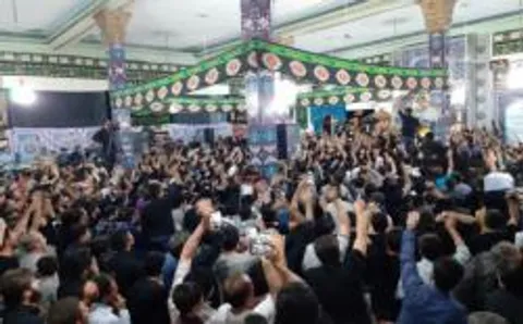 همایش استقبال از ماه محرم در مسجد جامع پارس آباد