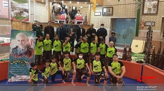 مراسم گرامیداشت دهه فجر در زورخانه فرهنگیان قم