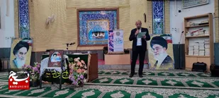 مراسم بزرگداشت شهید (حجت عرب عامری) در شهر رویان+ تصاویر