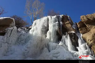 طبیعت زیبای گنجنامه همدان در زمستان