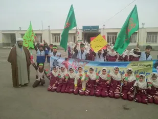 برگزاری مراسم یوم الله سیزده آبان در واحد&zwnj;های بسیج امیدان سعدی دیزج و نبی صادق شاهرود