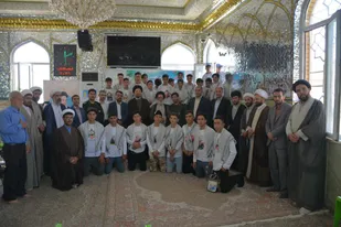 برگزاری جشن تکلیف دانش آموزان پسر زنجانی+تصاویر