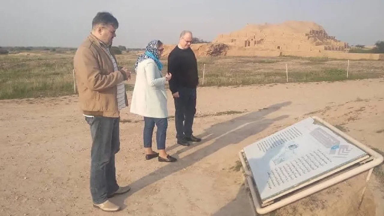 سفر غیر رسمی سفیر «بلاروس» از شهر باستانی شوش