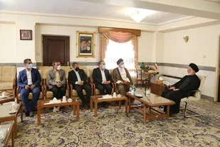 دیدار مسئولان دانشگاه آزاد  واحد یادگار امام (ره) با با حجت الاسلام  قاضی عسکر