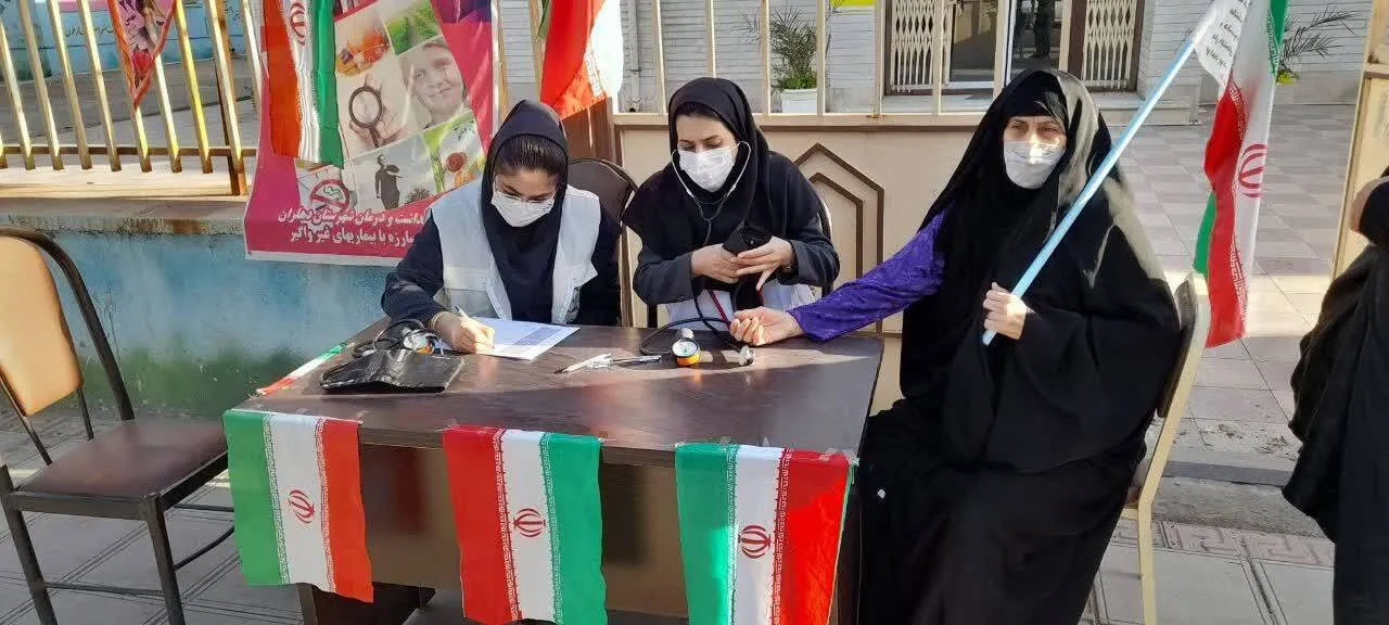تداوم خدمت رسانی بسیج جامعه پزشکی شهرستان دهلران