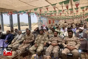 برگزاری ششمین سالگرد عروج شهدای مرزبانی در میرجاوه