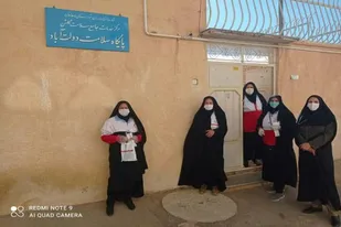 خواهران بسیجی دهاقانی پای کار سلامت
