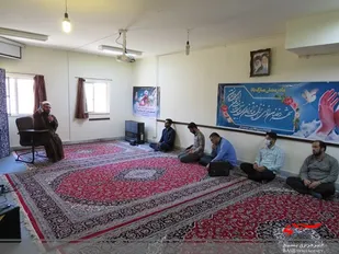 عزاداری وفات حضرت خدیجه (س) در ناحیه بسیج دانشجویی