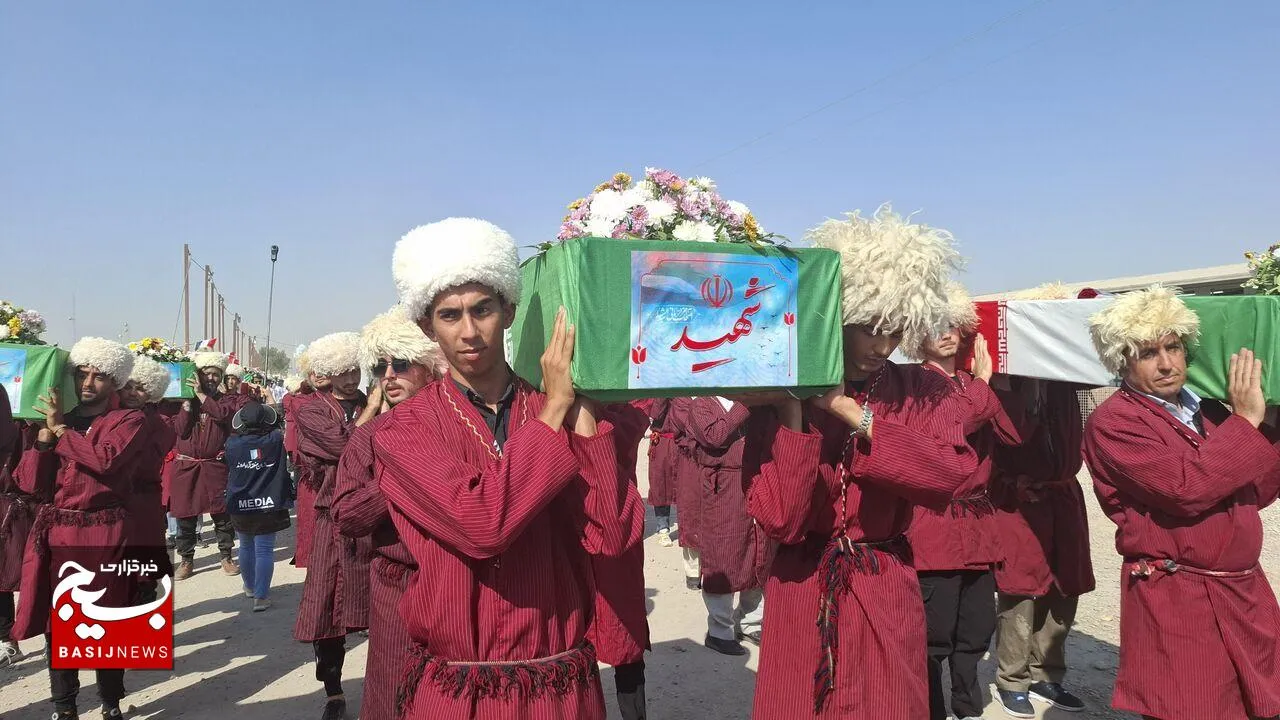 پیکر مطهر ۴۶ شهید هشت سال دفاع مقدس از شلمچه به کشور بازگشت