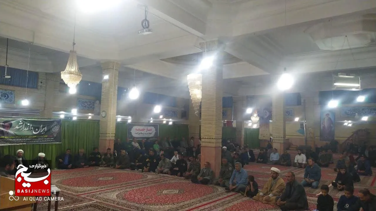 برپایی مراسم گرامیداشت سالگرد ارتحال امام خمینی همراه با محفل انس با قرآن کریم در جغتای+ عکس