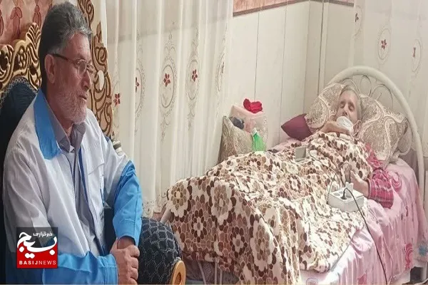 دیدار صمیمی مسئولان زهک با جانباز دفاع مقدس