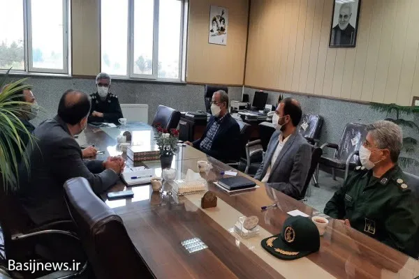 اعلام آمادگی دانشگاه علوم پزشکی و سازمان نوسازی مدارس استان همدان برای همکاری با نیروهای جهادی بسیج