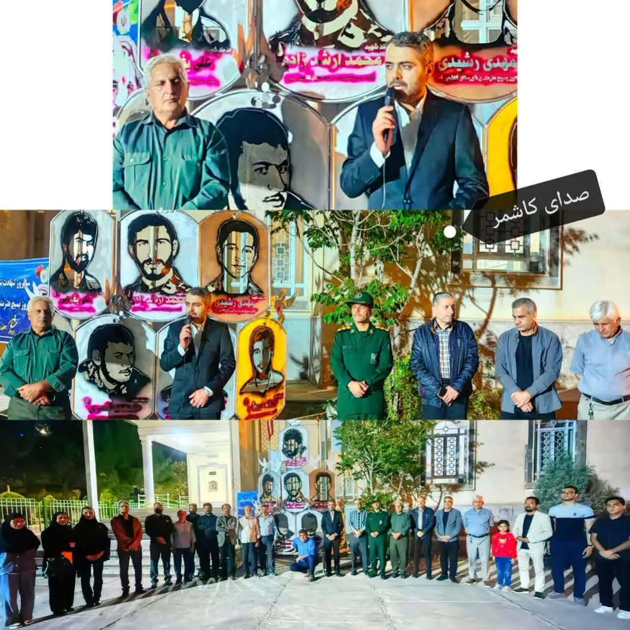 از تندیس شهدای هنرمندخراسان رضوی رونمایی شد