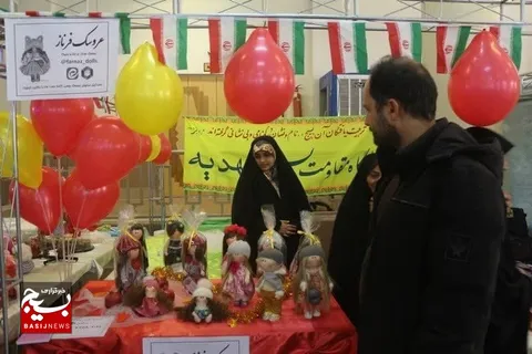 افتتاحیه نمایشگاه اقتصاد مقاومتی گلپایگان در هفته بسیج