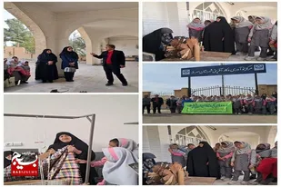 اردوی راهیان پیشرفت دانش آموزی در سرخه برگزار شد