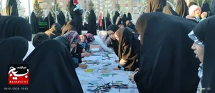 برپایی موکب نگین سلیمانی در بوستان نخبگان پردیسان
