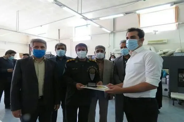 از واحد‌های نمونه شهرک صنعتی لار در سال ۹۹ توسط فرمانده سپاه لارستان تقدیر شد