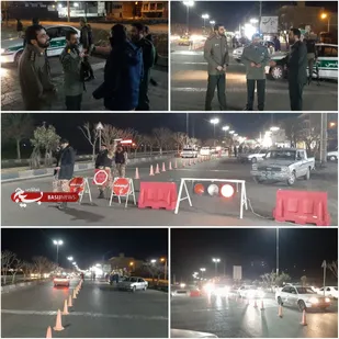اقتدار بسیجیان پیشوا در شب سالگرد پیروزی انقلاب اسلامی