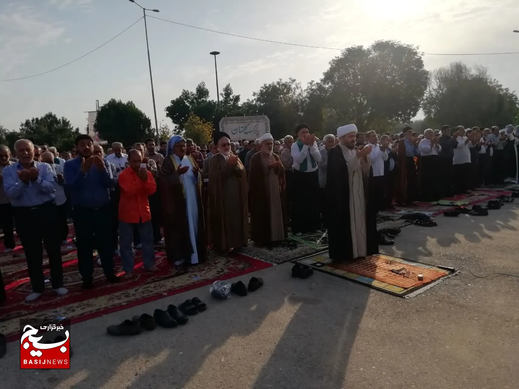 عید بندگی با نماز عید فطر در گتوند آغاز شد