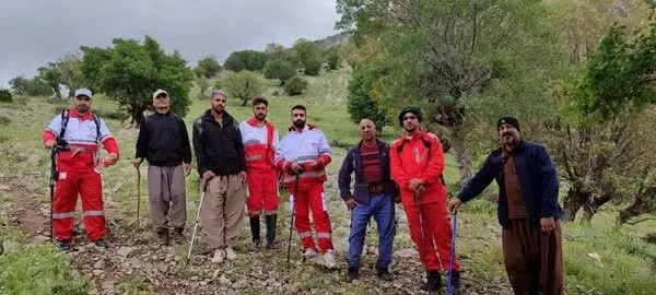 ۲ کوهنورد گم شده در ارتفاعات کبیرکوه شهرستان ملکشاهی نجات یافتند