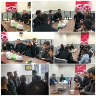 بازرسی و نظارت ستادی سازمان بسیج هنرمندان خوزستان از کانون بسیج هنرمندان ناحیه امام علی(ع)اهواز