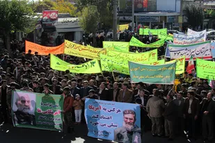 طنین&zwnj;انداز شدن فریاد &laquo;مرگ بر آمریکا&raquo; در رزن
