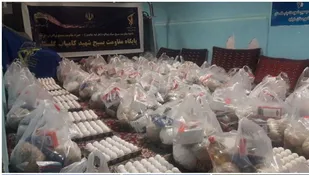 کمک به ۸۵ خانواده در قالب رزمایش مواسات در بینالود