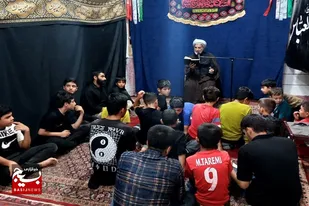 هیئت هفتگی در پایگاه امام حسین (ع) سرخه برگزار شد