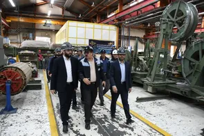 بازدید جانشین سازمان بسیج کارگران و کارخانجات کشور از شرکت ایران ترانسفو