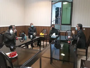 بازدید فرمانده سپاه قائم آل محمد (عج) استان سمنان از نقاهتگاه شاهرود