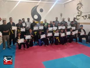 مسابقات کونگ فو با عنوان حامیان ولایت برگزار شد