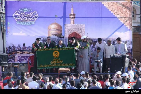 استقبال از خادمان حرم مطهر رضوی در استان چهارمحال وبختیاری