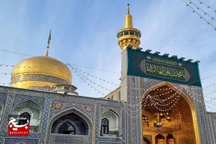 آیین جشن&zwnj;وسرور هم&zwnj;زمان با ولادت امام محمدباقر (ع) در حرم رضوی
