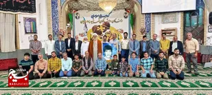 برگزاری مراسم شبی با رفیق شهیدم در شهر رویان