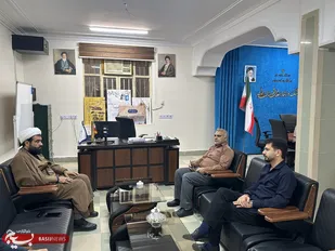 دیدار چهره به چهره مسئول نمایندگی ولی فقیه سپاه دزفول و ریاست محترم ارشاد اسلامی