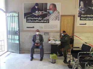 انجام تست کرونا در قالب طرح شهید سلیمانی از کارکنان آبفای شاهرود+ تصاویر