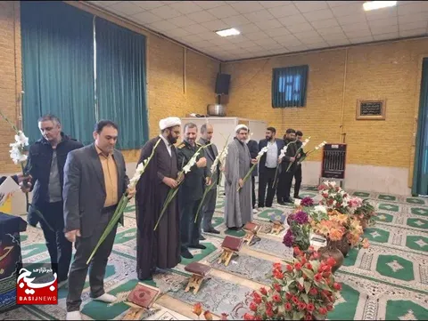 تجدید بیعت با شهدا در شهرستان الوند قزوین بمناسبت دهه مبارک فجر