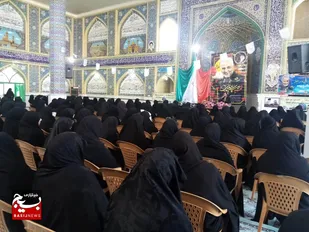 برگزاری مراسم سومین سالگرد شهادت حاج قاسم سلیمانی در مهدیه روستای شاتور