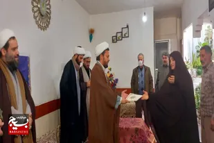 تجلیل از خانواده شهید &laquo;غلامعلی درویشی&raquo; به همت پایگاه شهید آیت ملایر