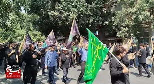 قدم به قدم با جاماندگان اربعین حسینی در بروجرد +فیلم