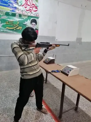 مسابقه تیراندازی با تفنگ بادی برگزار شد