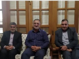 دیدار سردار شاکرمی، فرمانده سپاه امیرالمؤمنین (ع) استان ایلام با شهردار تهران؛