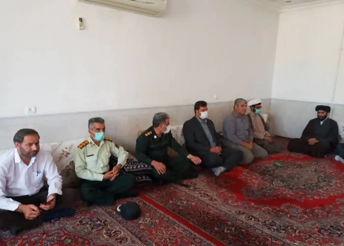 دیدار و سرکشی فرمانده سپاه ناحیه ملکشاهی از جانبازان جنگ تحمیلی