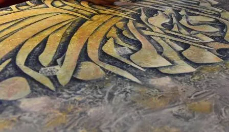 برگزاری کارگاه نقاشی خط در شهرکرد